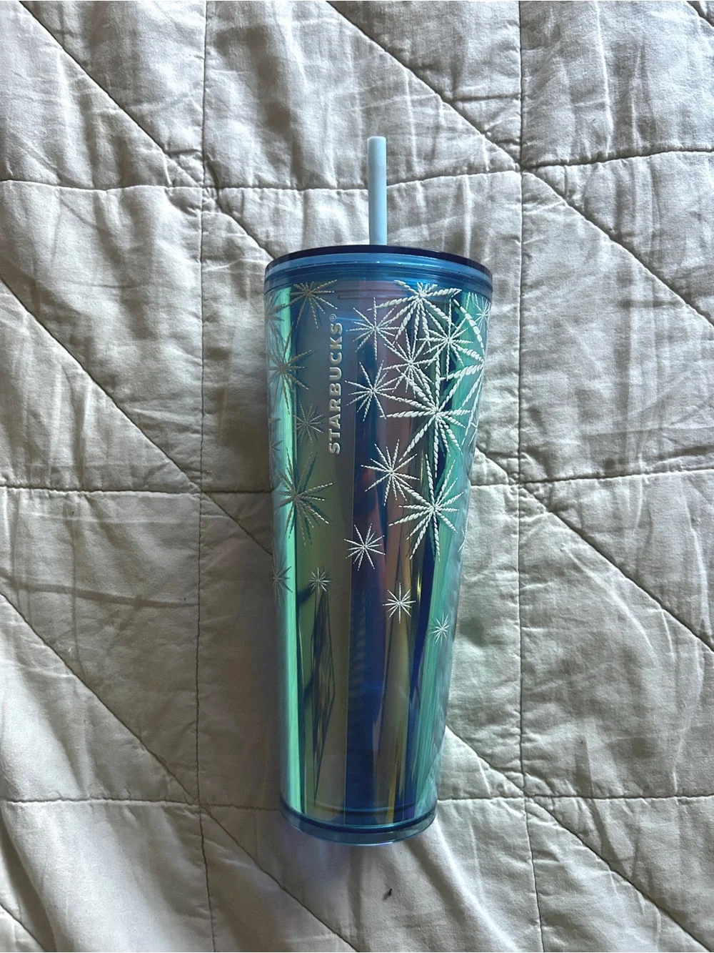 Starbucks Blue Iridescent Tumbler